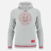Unibo-collectie Grijze gemêleerde geborstelde Hoodies voor Senioren Unibo-collectie Grijze gemêleerde geborstelde Hoodies voor Senioren