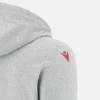 Unibo-collectie Grijze gemêleerde geborstelde Hoodies voor Senioren Unibo-collectie Grijze gemêleerde geborstelde Hoodies voor Senioren