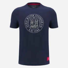 Unibo-collectie Marineblauw katoen T-shirt voor volwassenen Unibo-collectie Marineblauw katoen T-shirt voor volwassenen