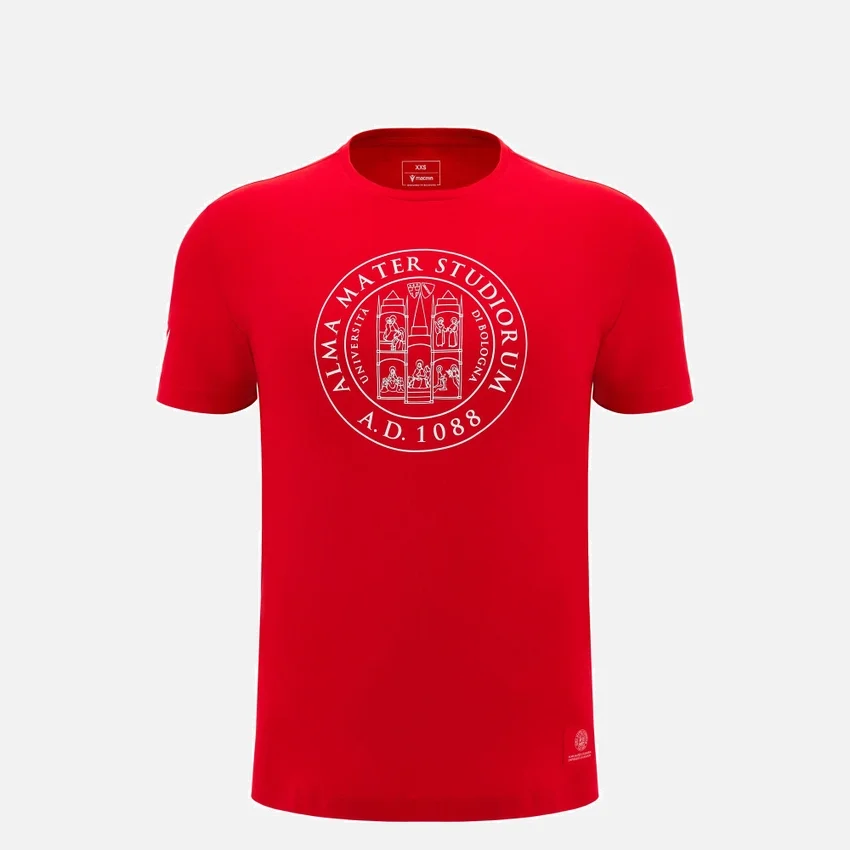 Unibo-collectie Rood katoen T-shirt voor kinderen Unibo-collectie Rood katoen T-shirt voor kinderen