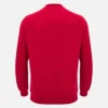 Unibo-collectie Rood ongeborsteld sweatshirt met ronde hals voor Senioren Unibo-collectie Rood ongeborsteld sweatshirt met ronde hals voor Senioren