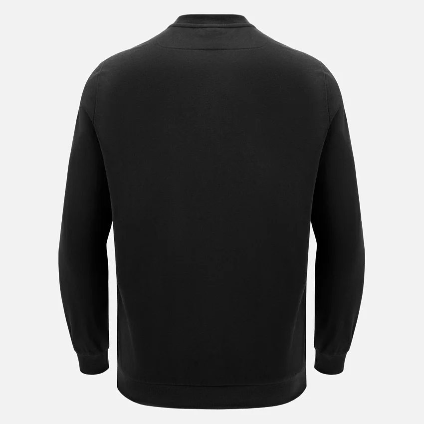 Unibo-collectie Zwart, ongewassen sweatshirt met ronde hals voor Senioren Unibo-collectie Zwart, ongewassen sweatshirt met ronde hals voor Senioren