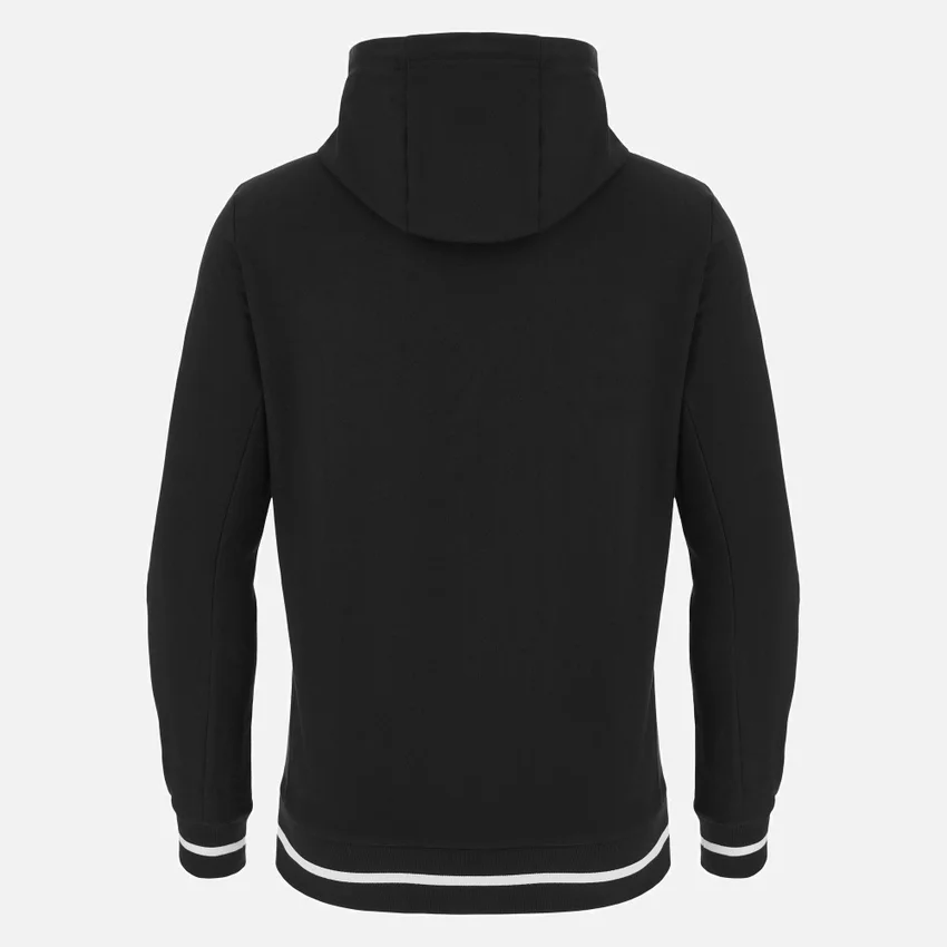 Unibo-collectie Zwarte geborstelde Hoodie Senior Unibo-collectie Zwarte geborstelde Hoodie Senior