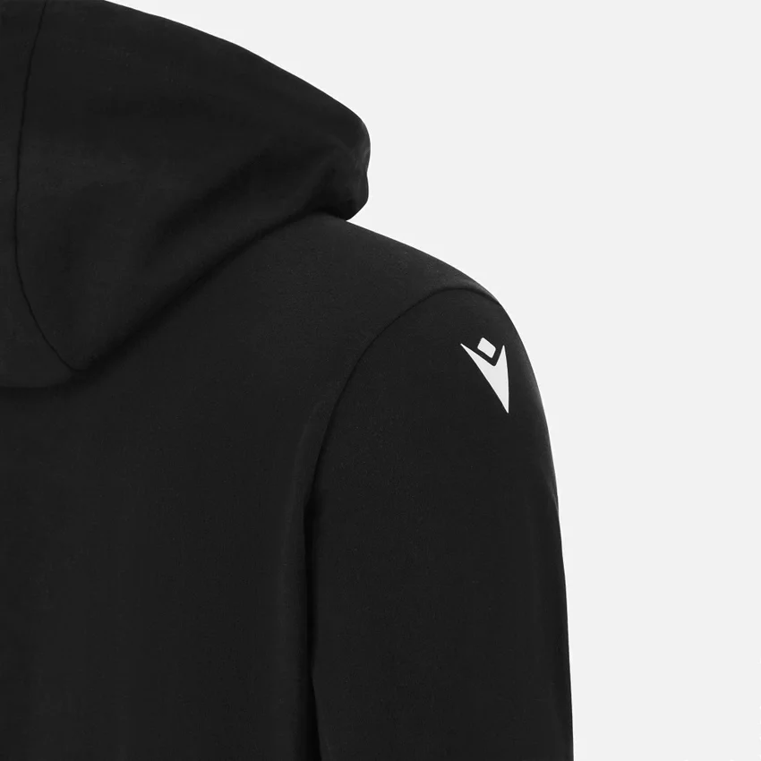 Unibo-collectie Zwarte geborstelde Hoodie Senior Unibo-collectie Zwarte geborstelde Hoodie Senior
