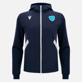 Uruguay Rugby 2025/26 Warm-up-sweatshirt met volledige rits voor volwassenen Uruguay Rugby 2025/26 Warm-up-sweatshirt met volledige rits voor volwassenen
