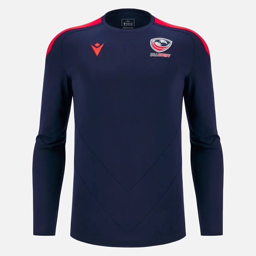 USA Rugby 2024/25 trainingsshirt voor volwassenen USA Rugby 2024/25 trainingsshirt voor volwassenen