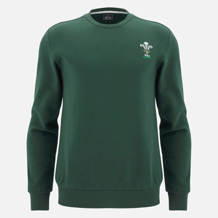Welsh Rugby 2025/26 Groen Fansweatshirt Welsh Rugby 2025/26 Groen Fansweatshirt