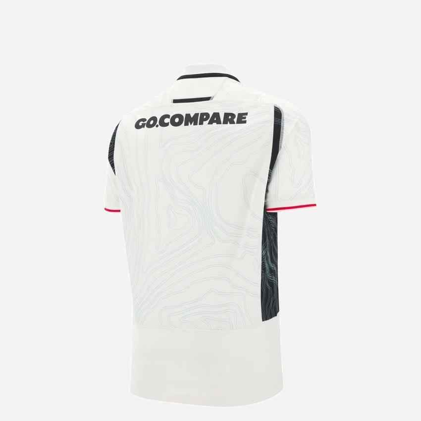 Welsh Rugby 2025/26 Junior uitwedstrijd replica-overhemd Welsh Rugby 2025/26 Junior uitwedstrijd replica-overhemd