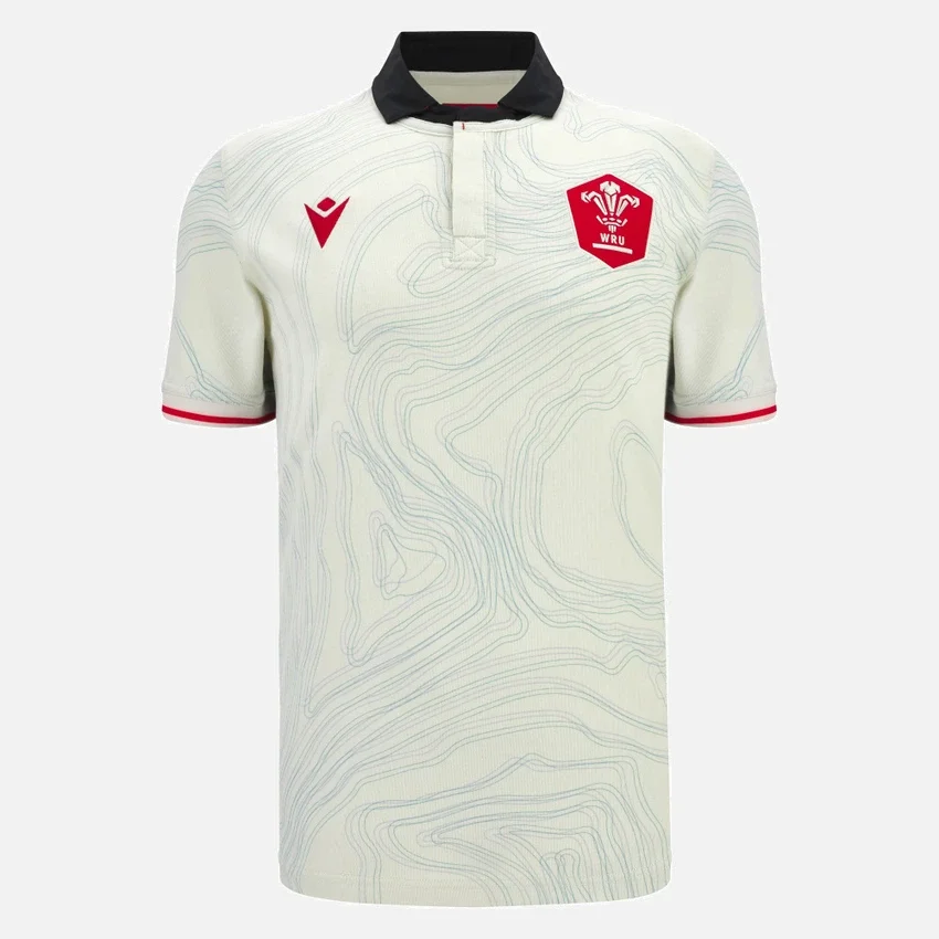 Welsh Rugby 2025/26 katoenen uitwedstrijdoverhemd Welsh Rugby 2025/26 katoenen uitwedstrijdoverhemd