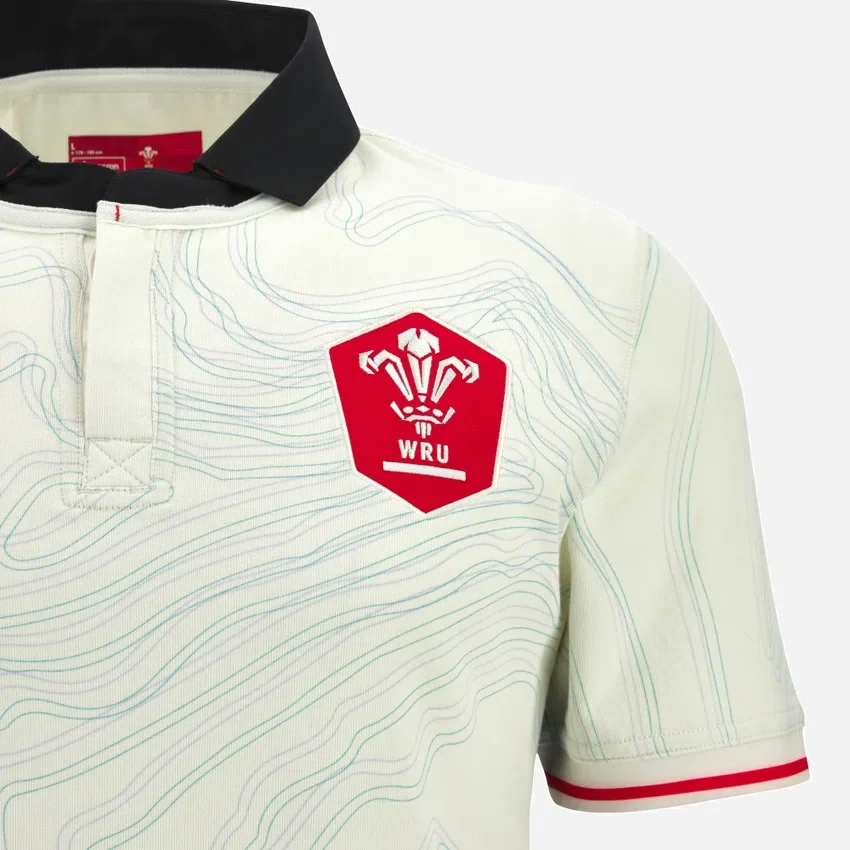 Welsh Rugby 2025/26 katoenen uitwedstrijdoverhemd Welsh Rugby 2025/26 katoenen uitwedstrijdoverhemd