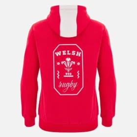Welsh Rugby 2025/26 Rode Hoodie