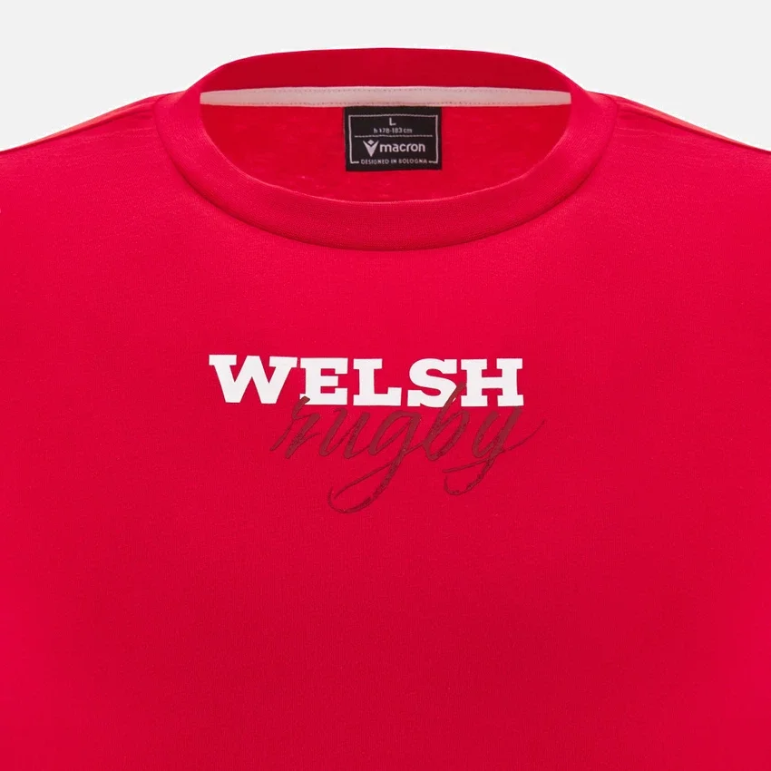 Welsh Rugby 2025/26 Rood Fan-T-shirt Welsh Rugby 2025/26 Rood Fan-T-shirt