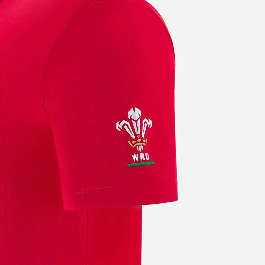 Welsh Rugby 2025/26 Rood Fan-T-shirt Welsh Rugby 2025/26 Rood Fan-T-shirt