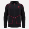 Welsh Rugby 2025/26 Zwarte Athleisure Tech Hoody Welsh Rugby 2025/26 Zwarte Athleisure Tech Hoody