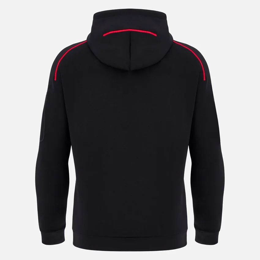 Welsh Rugby 2025/26 Zwarte Athleisure Tech Hoody Welsh Rugby 2025/26 Zwarte Athleisure Tech Hoody