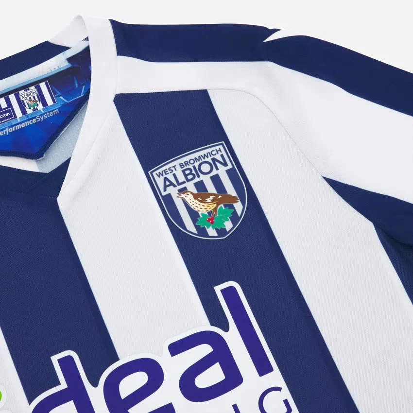 West Bromwich Albion F.C. 2025/26 Thuissportshirt voor volwassenen West Bromwich Albion F.C. 2025/26 Thuissportshirt voor volwassenen