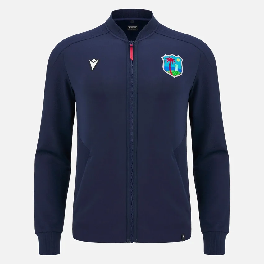 West Indies Cricket 2025/26 Reisshirt met volledige rits voor volwassenen West Indies Cricket 2025/26 Reisshirt met volledige rits voor volwassenen