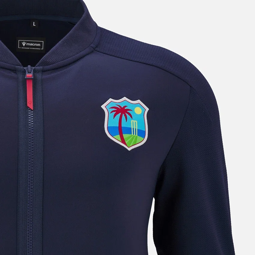 West Indies Cricket 2025/26 Reisshirt met volledige rits voor volwassenen West Indies Cricket 2025/26 Reisshirt met volledige rits voor volwassenen
