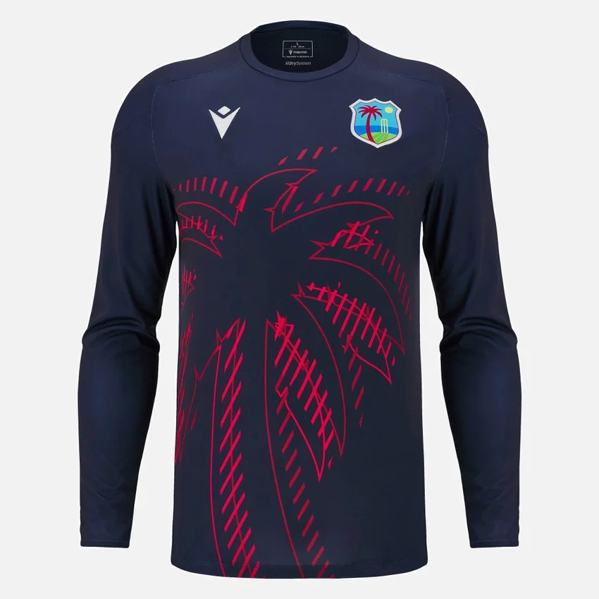 West Indies Cricket 2025/26 Trainingsoverhemd met lange armstukken voor volwassenen West Indies Cricket 2025/26 Trainingsoverhemd met lange armstukken voor volwassenen