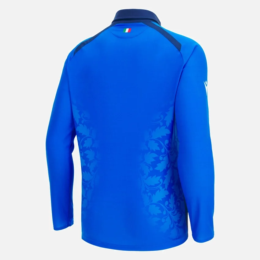 WK 2026 Italiaanse Cricket Federatie Wedstrijdshirt met lange armstukken WK 2026 Italiaanse Cricket Federatie Wedstrijdshirt met lange armstukken