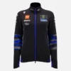 Yamaha Factory Racing 2025 dames-sweatshirt met doorlopende rits Yamaha Factory Racing 2025 dames-sweatshirt met doorlopende rits