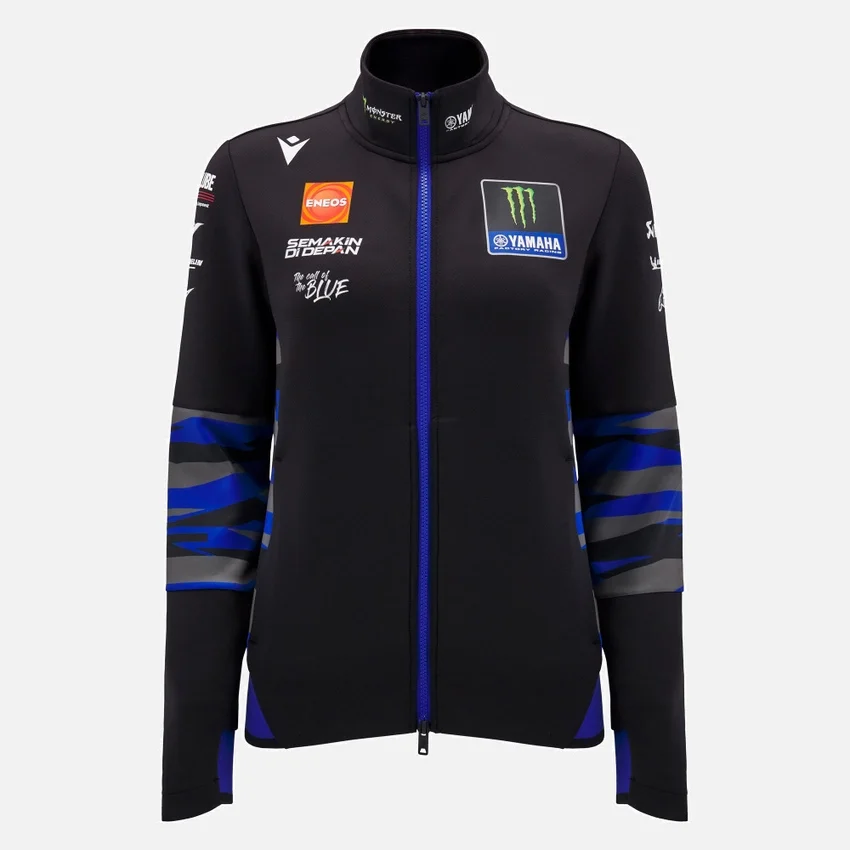 Yamaha Factory Racing 2025 dames-sweatshirt met doorlopende rits Yamaha Factory Racing 2025 dames-sweatshirt met doorlopende rits