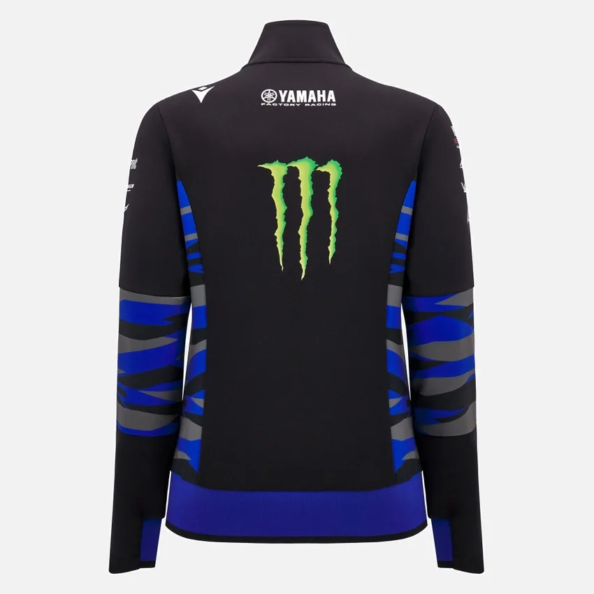 Yamaha Factory Racing 2025 dames-sweatshirt met doorlopende rits Yamaha Factory Racing 2025 dames-sweatshirt met doorlopende rits