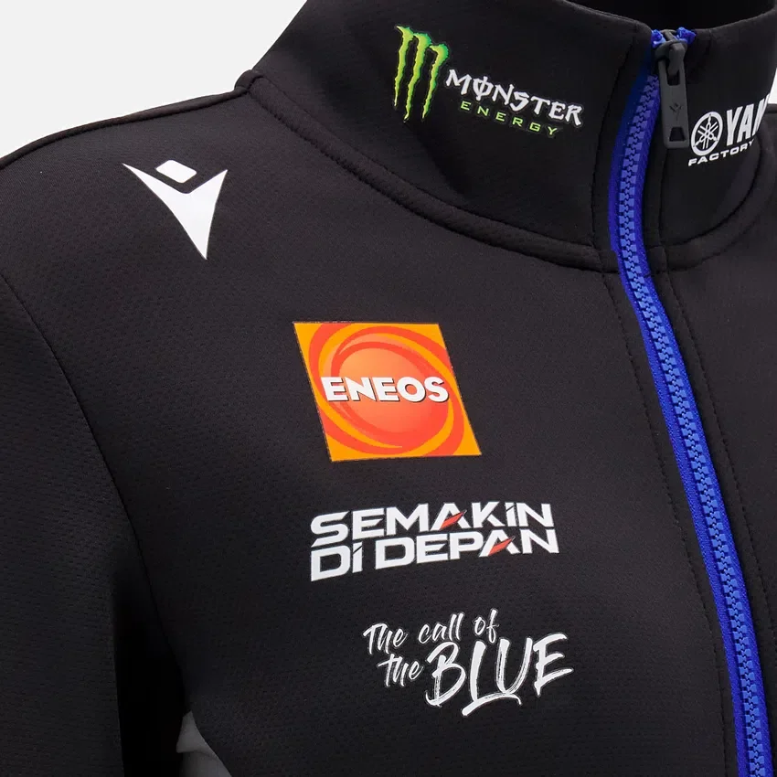 Yamaha Factory Racing 2025 dames-sweatshirt met doorlopende rits Yamaha Factory Racing 2025 dames-sweatshirt met doorlopende rits