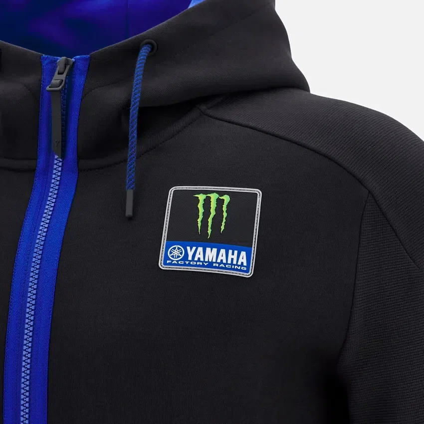 Yamaha Factory Racing 2025 heren-sweatshirt met doorlopende rits Yamaha Factory Racing 2025 heren-sweatshirt met doorlopende rits
