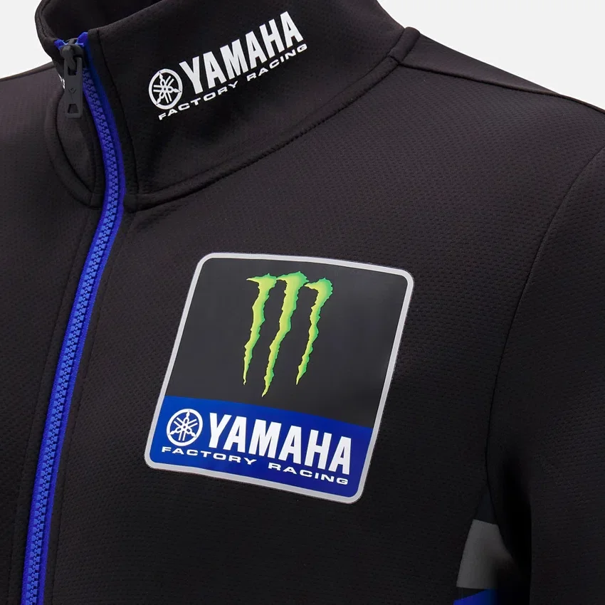 Yamaha Factory Racing 2025 heren-sweatshirt met doorlopende rits Yamaha Factory Racing 2025 heren-sweatshirt met doorlopende rits