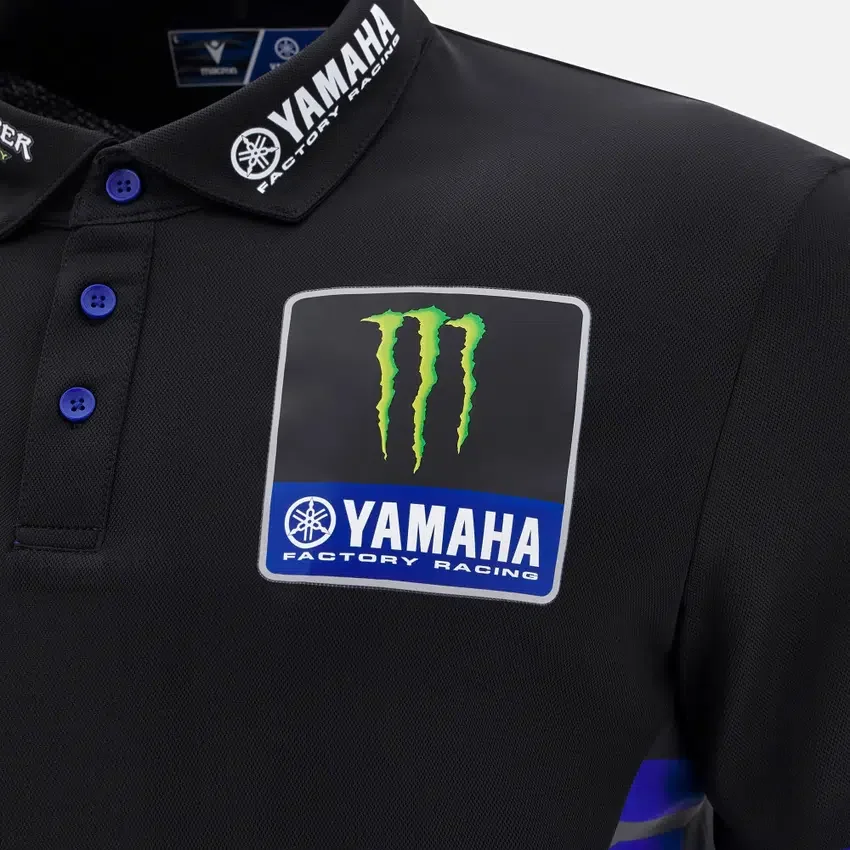 Yamaha Factory Racing 2025 herenpoloshirt Yamaha Factory Racing 2025 herenpoloshirt