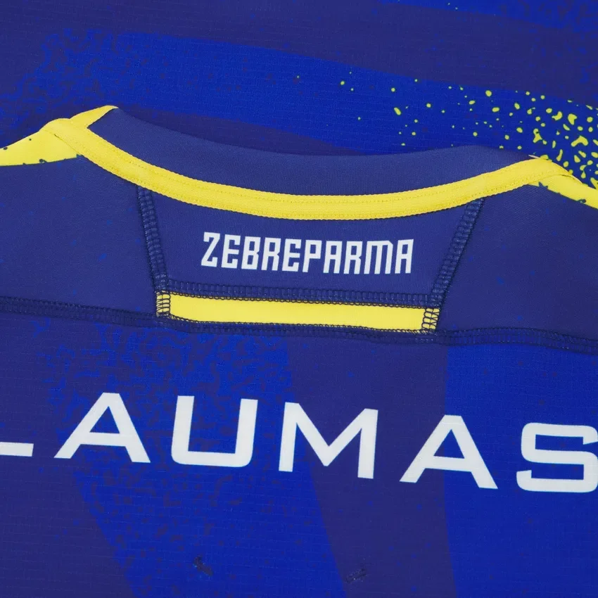 Zebre Parma 2025/26 authentiek overhemd voor volwassenen Zebre Parma 2025/26 authentiek overhemd voor volwassenen