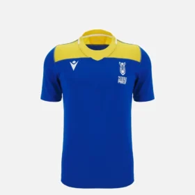 Zebre Parma 2025/26 Junior Trainingsoverhemd Blauw Koningsblauw/geel