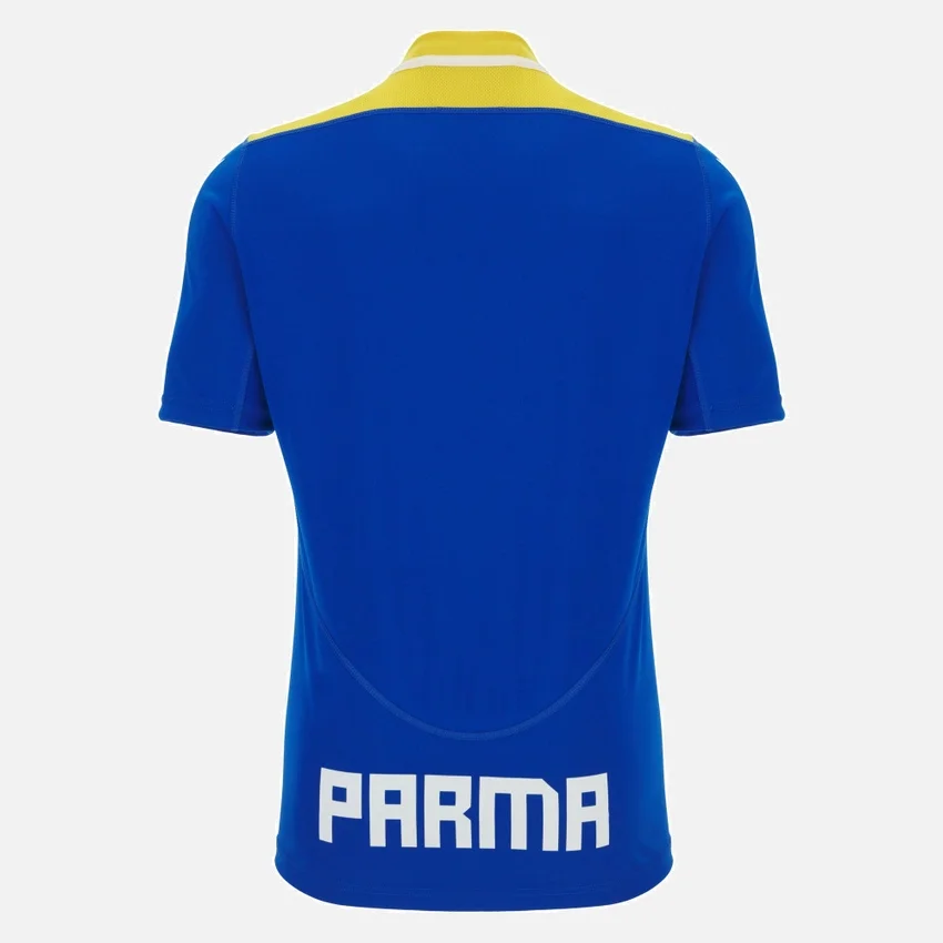 Zebre Parma 2025/26 Overhemden voor volwassenen, koningsblauw/geel Zebre Parma 2025/26 Overhemden voor volwassenen, koningsblauw/geel