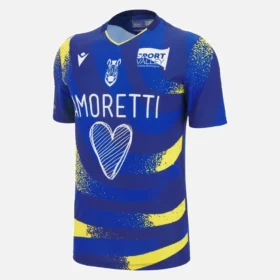 Zebre Parma 2025/26 thuisreplica-overhemd voor volwassenen Zebre Parma 2025/26 thuisreplica-overhemd voor volwassenen