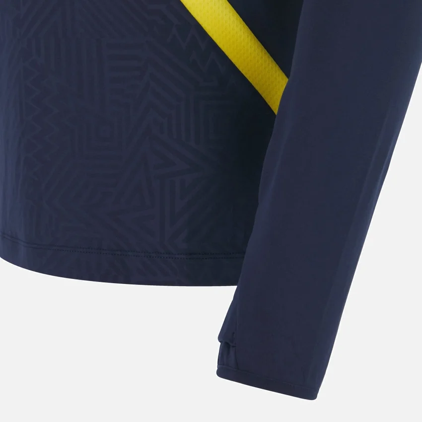 Zebre Parma 2025/26 Trainingssweatshirt met 1/4 rits voor volwassenen Zebre Parma 2025/26 Trainingssweatshirt met 1/4 rits voor volwassenen