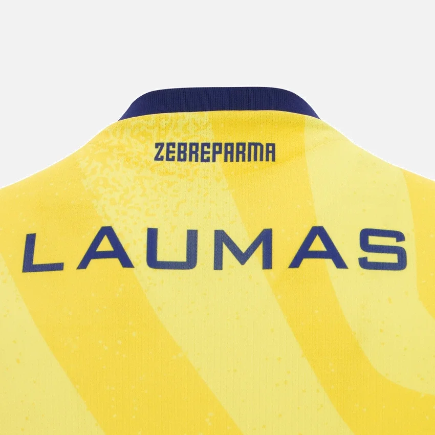 Zebre Parma 2025/26 Uitwedstrijd-replicoverhemd voor volwassenen Zebre Parma 2025/26 Uitwedstrijd-replicoverhemd voor volwassenen